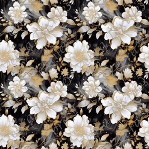 Floral marbré 5