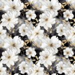 Floral marbré 7