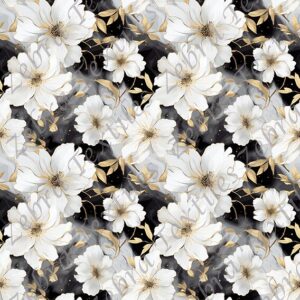 Floral marbré 7