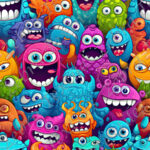 Monstre coloré 10