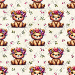 Ourson canneberge fond sable