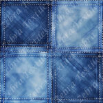 Patchwork carré denim