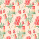 Popsicle aux fraises
