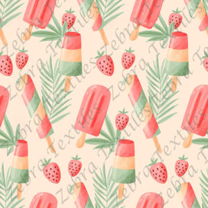 Popsicle aux fraises
