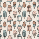Popsicle vintage estivale