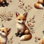 Renard et floral boho