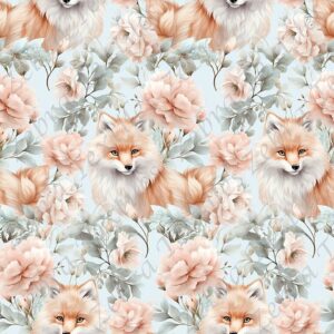 Renard fluffy floral rosé