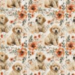 Golden floral