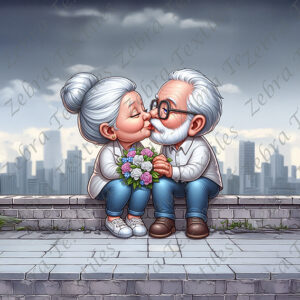 Amour passionnel fond ville
