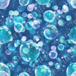 Bulle bleu aqua