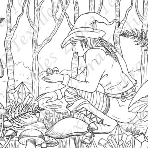 Panneaux pour napperon et page à dessiner