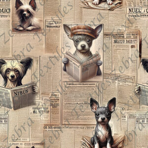 Chien journal vintage
