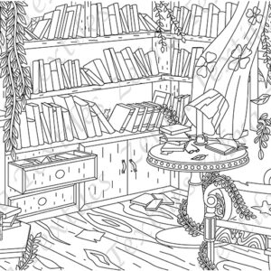 Coup de vent en bibliothèque