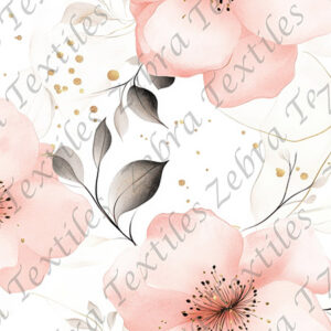 Élégance florale rosé