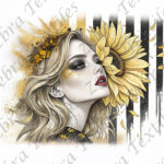 Femme tournesol