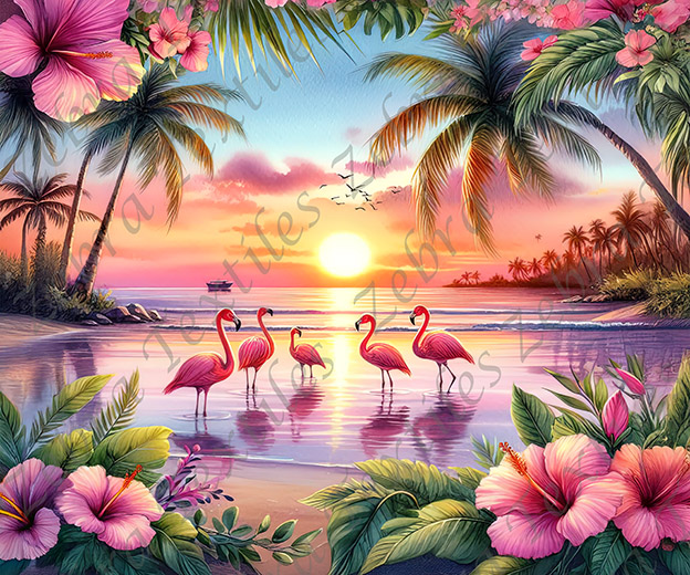 Flamant Rose Au Crochet Avec Lunettes - Peluche Hawaïenne Positive - Cadeau Encouragement 9x7x6 Cm