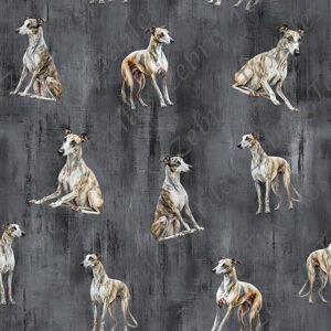 Lévrier beige fond grunge