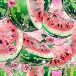 Melon d'eau juteux