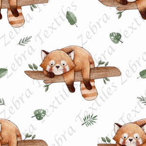 Panda roux sur branche