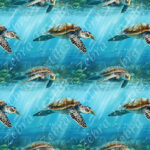 Tortue fond de l'océan