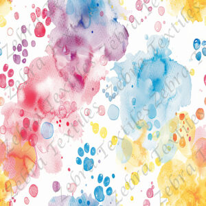 Aquarelle empreinte fond blanc
