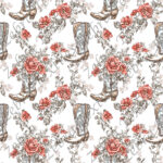 Botte floral rouge