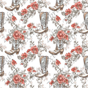 Botte floral rouge