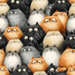 Chat caramel et noir