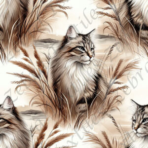 Chat et pampas