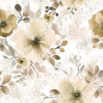 Floral frozen crème
