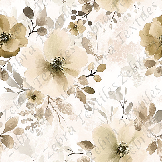 Floral frozen crème