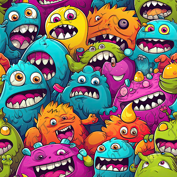 Monstre coloré 9
