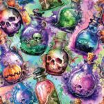 Potion mortelle colorée