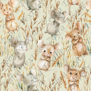 Souris et blé des champs