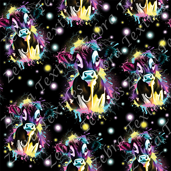 Vache colorée