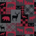 Woodland Patchwork polar