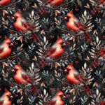 Cardinal fond noir