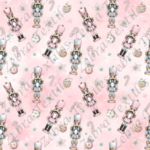 Casse-noisette rose fond rose