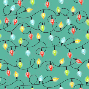 Lumière de Noël fond aqua