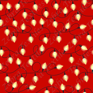 Lumière de Noël fond rouge