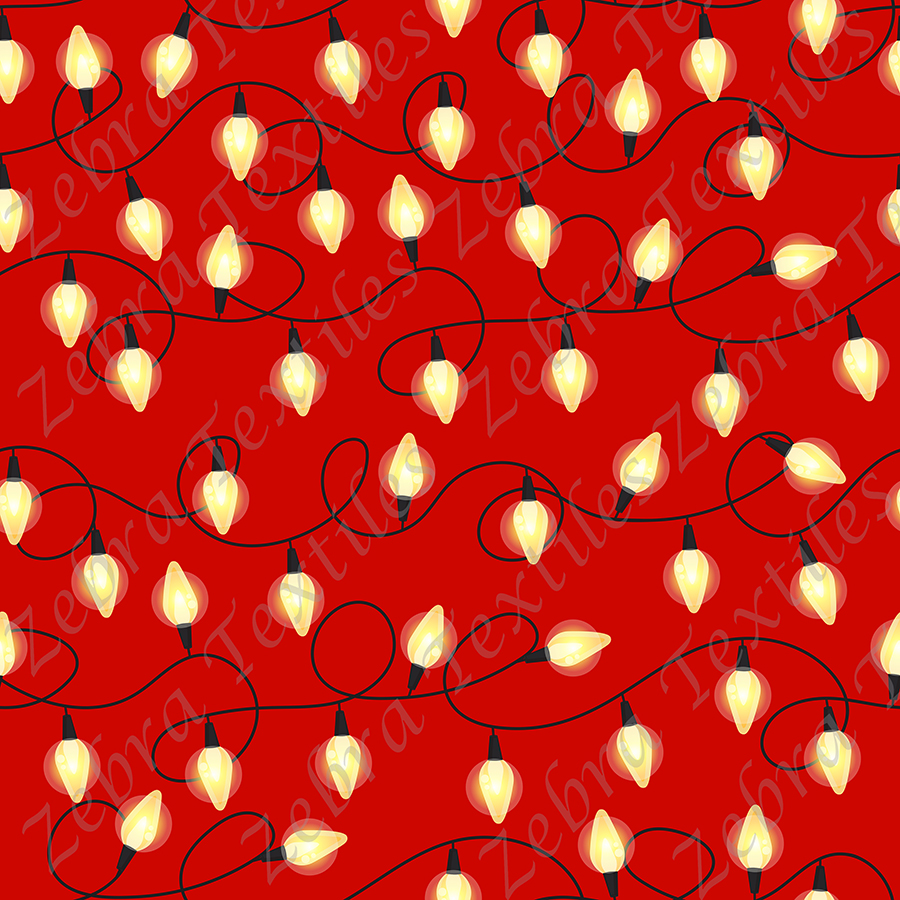 Lumière de Noël fond rouge