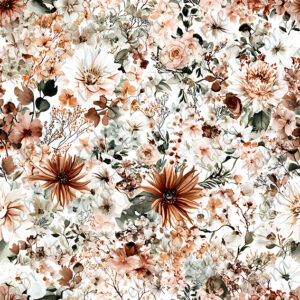 Floral neutre rosé