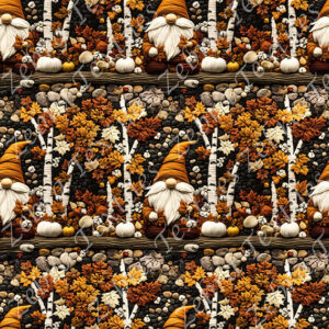 Gnome d'automne et bouleau