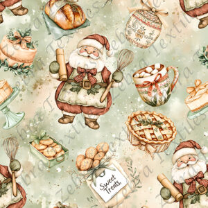 Père Noël en cuisine