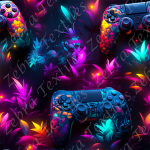 Manette néon floral