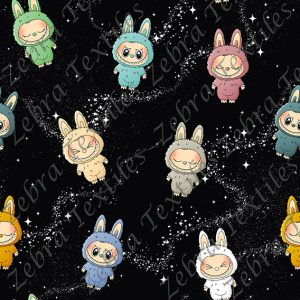 Peluche monstrueuse fond étoilé