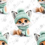 Renard en hiver menthe