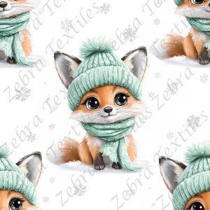 Renard en hiver menthe