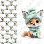 Renard en hiver menthe