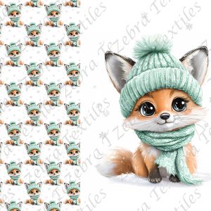 Renard en hiver menthe